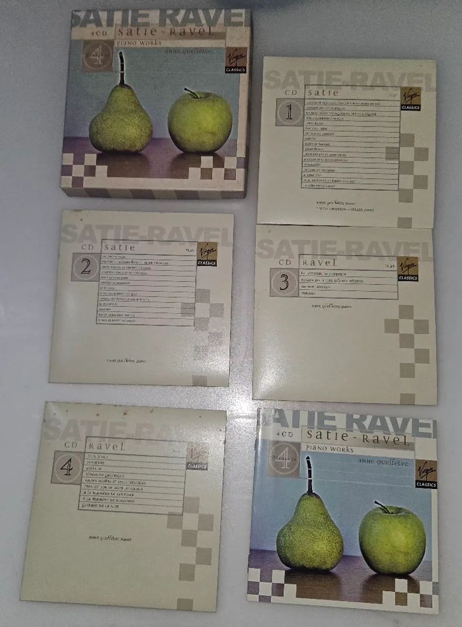 CD SATIE RAVEL 4CD PIANO WORKS - CDs, DVDs etc - Santa Bárbara