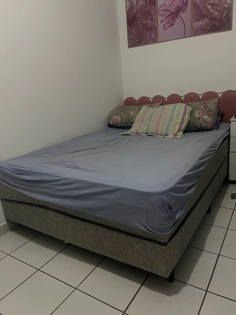 Cama casal de molas 