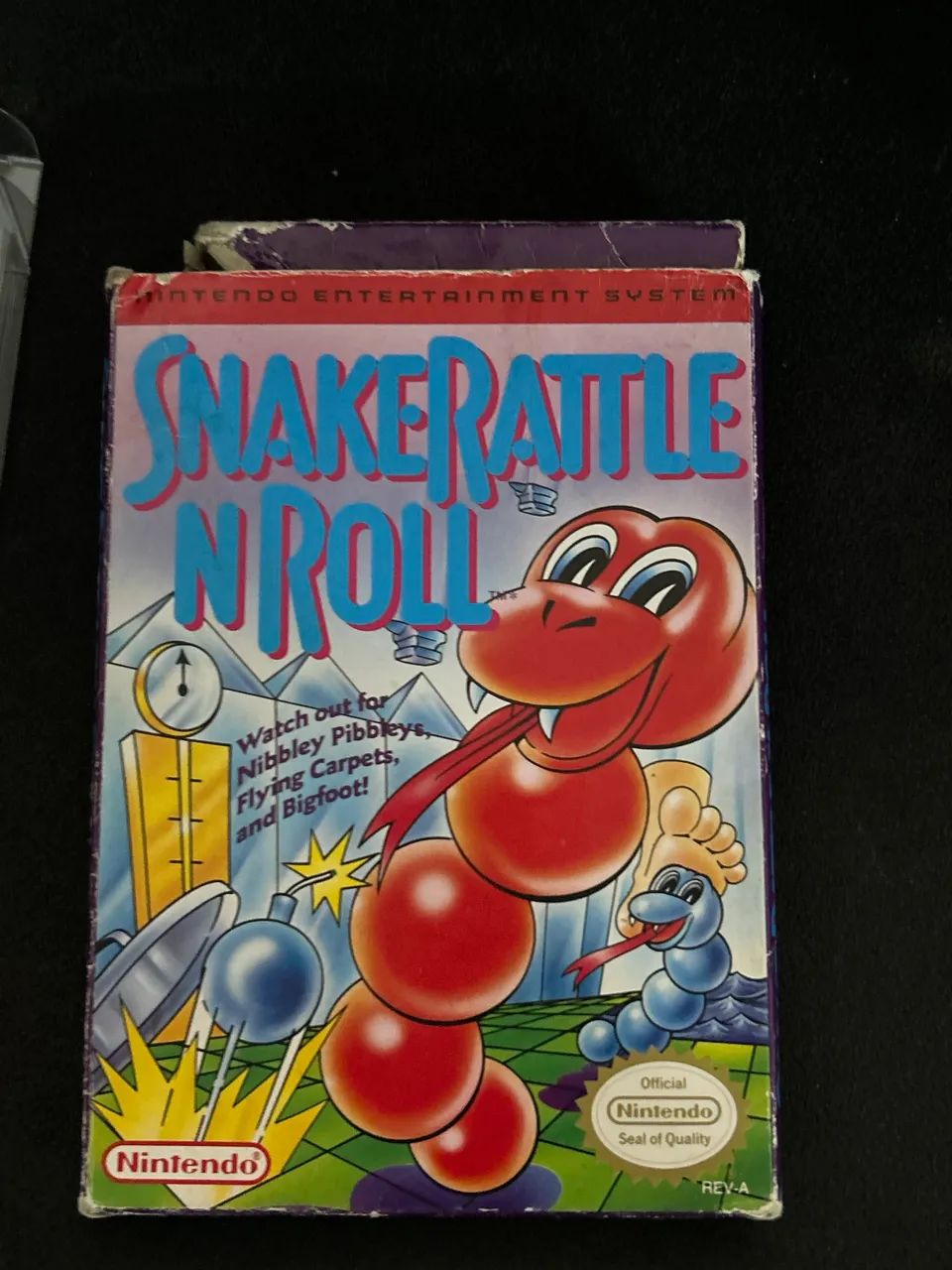 Box Nintendo original snake rattle n roll - Foto 4