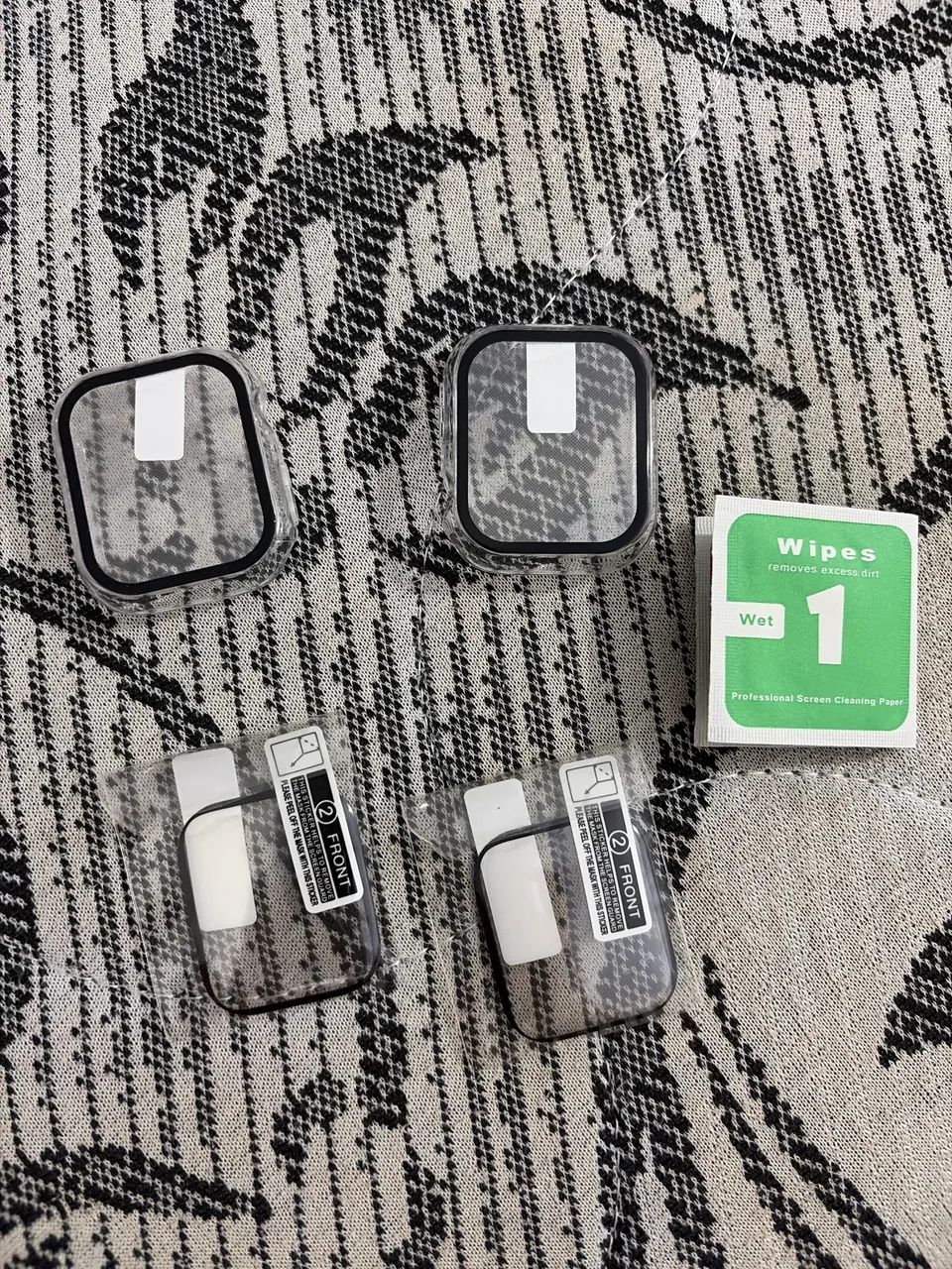 KIT CAPAS E PELÍCULAS APPLE WATCH SERIES 8 41MM