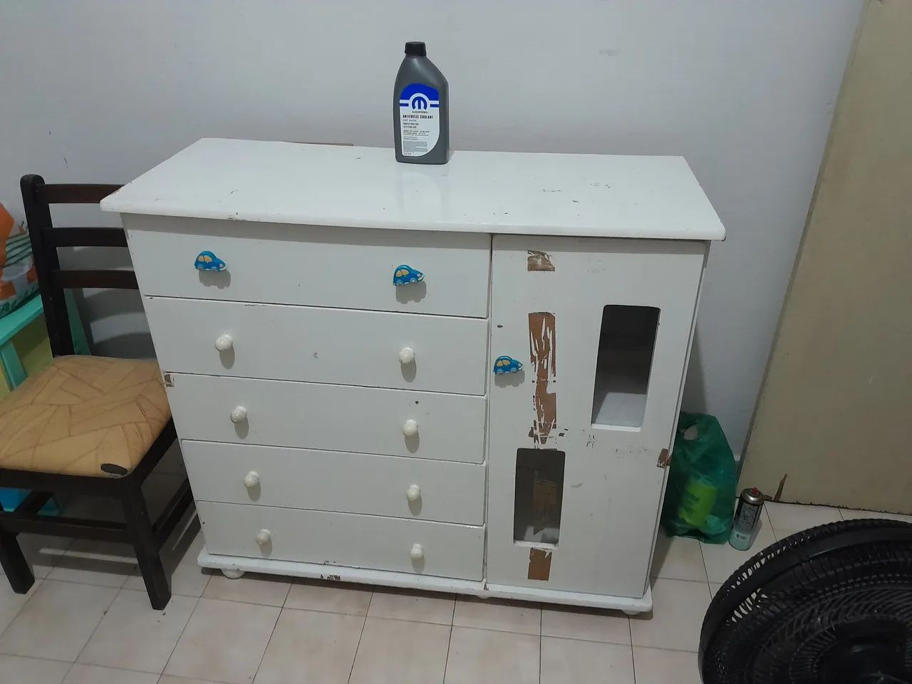 Comoda madeira pura de verdade, usado 