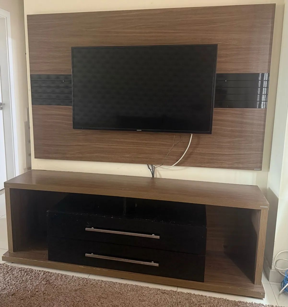 Painel de TV +rack - Foto 2
