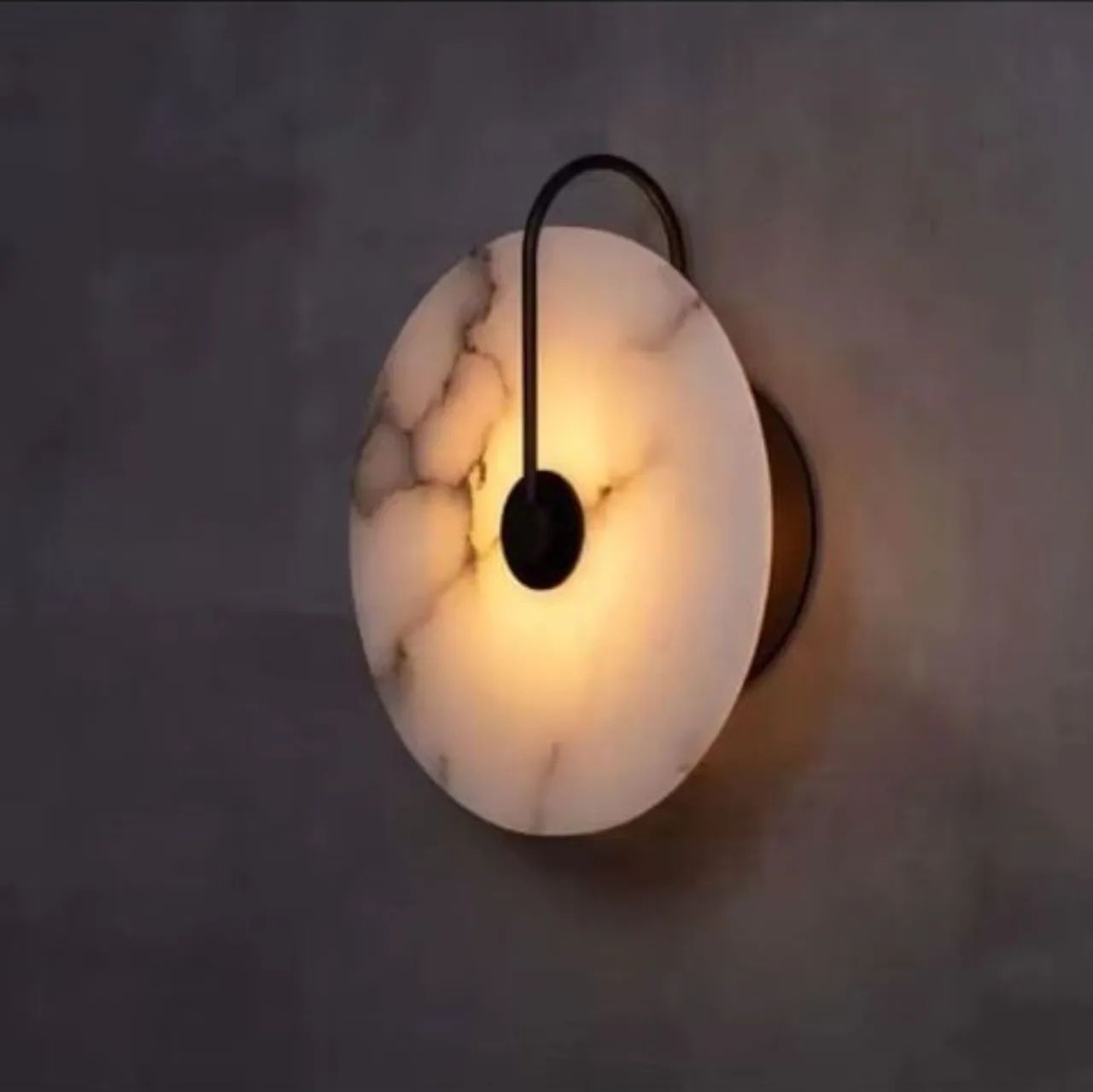 arandela moderna mármore elegante