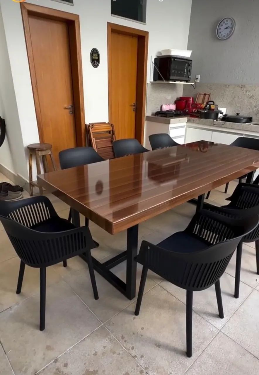 Mesa pedra de ardósia pintada a partir de 590,00 