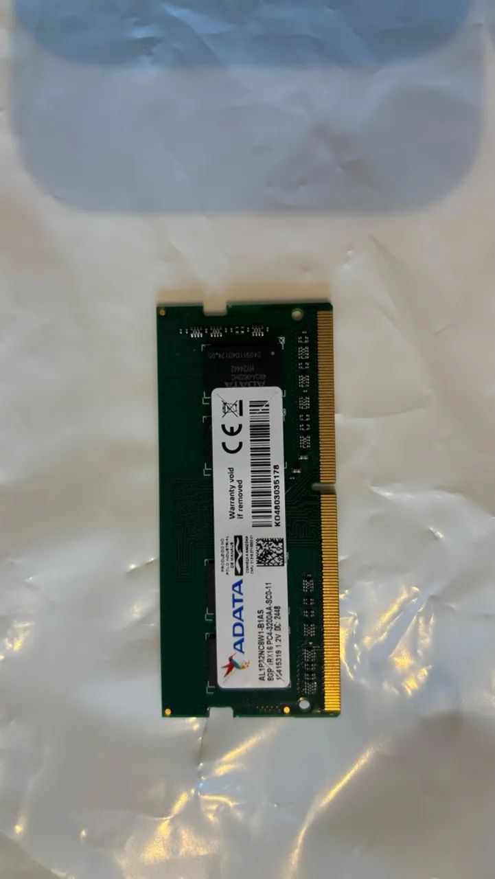 Memória RAM ADATA 8GB DDR4 3200 MHz para Notebook