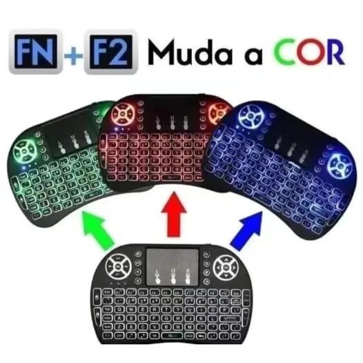 Mini teclado bluetooth pra tv 
