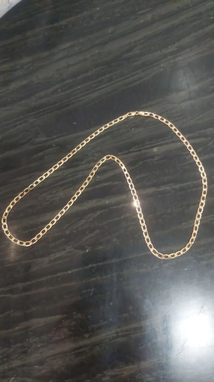 CORDÃO BANHADO A OURO 18K.  - Foto 2