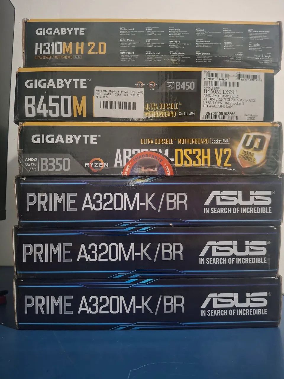 Lote de placa Mãe AM4 e Lga 1151