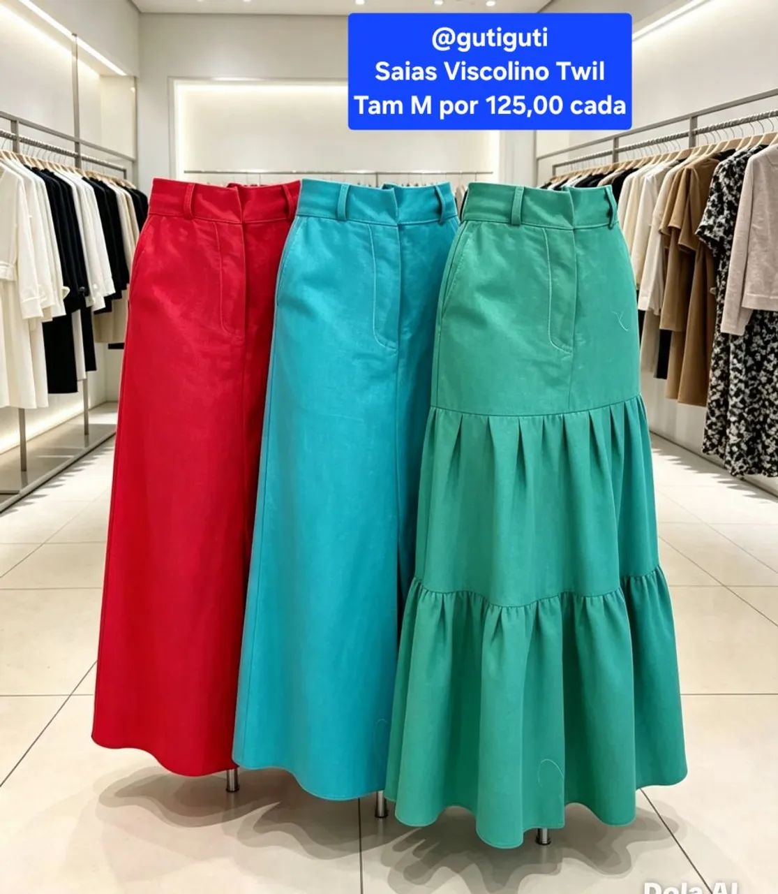 Saias 03 por 200,00 