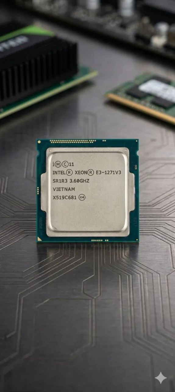 Processador Intel Xeon 1271 V3 soquete 1150