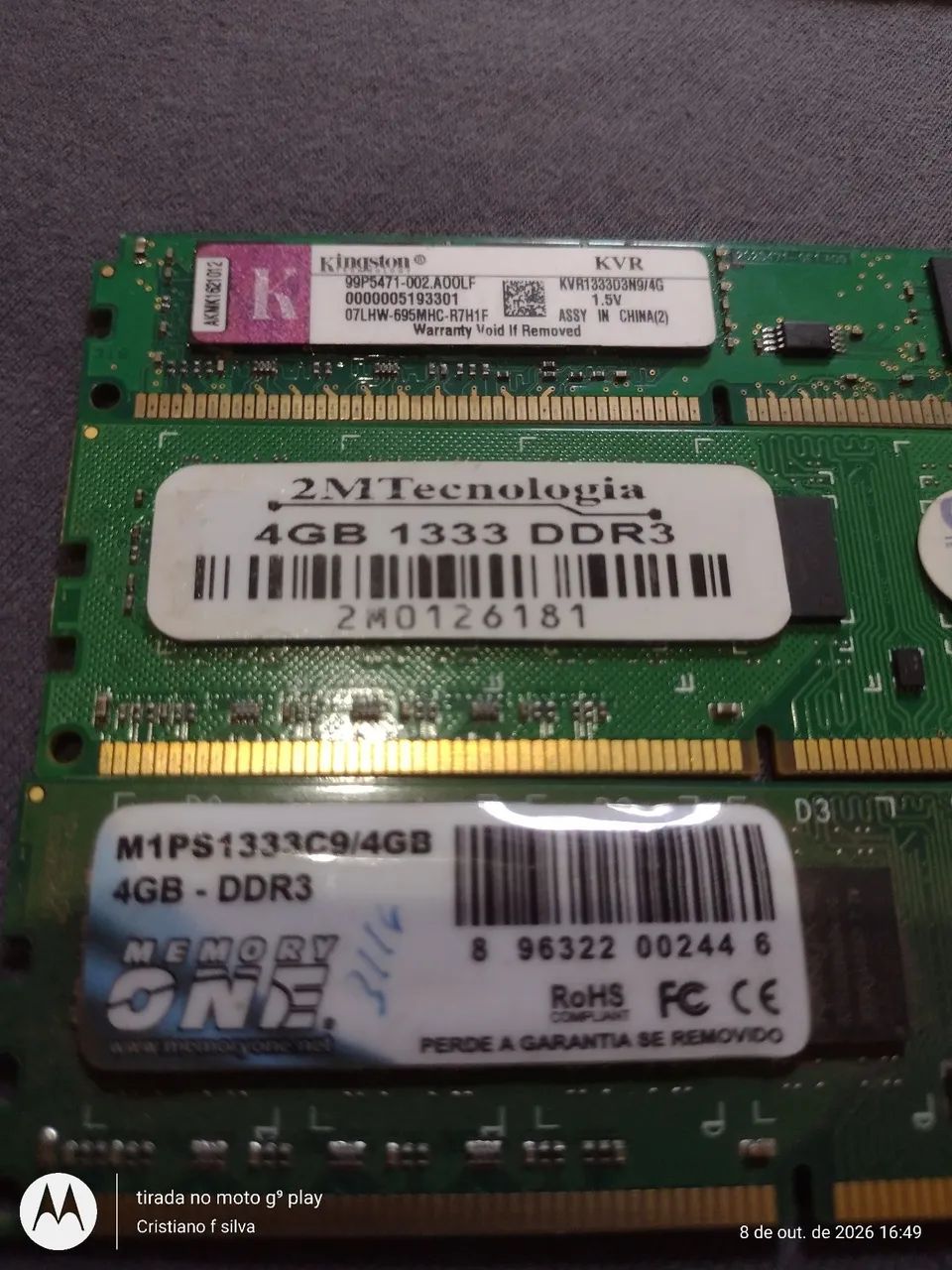 RX550 4GB+SSD 240GB+RAM DDR3 4GB CADA - Foto 4