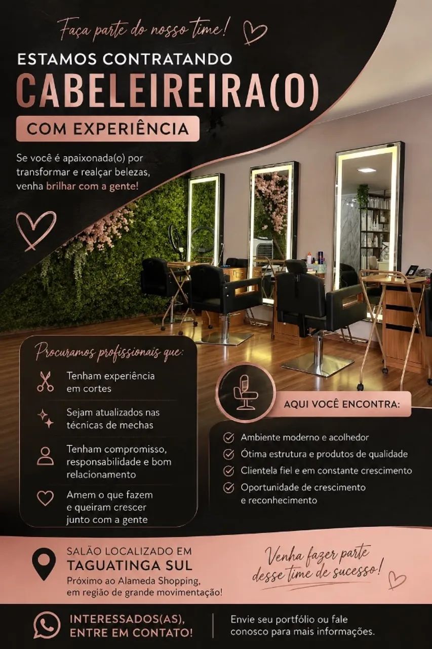 OPORTUNIDADE PARA PROFISSIONAIS DA BELEZA ? - Foto 2