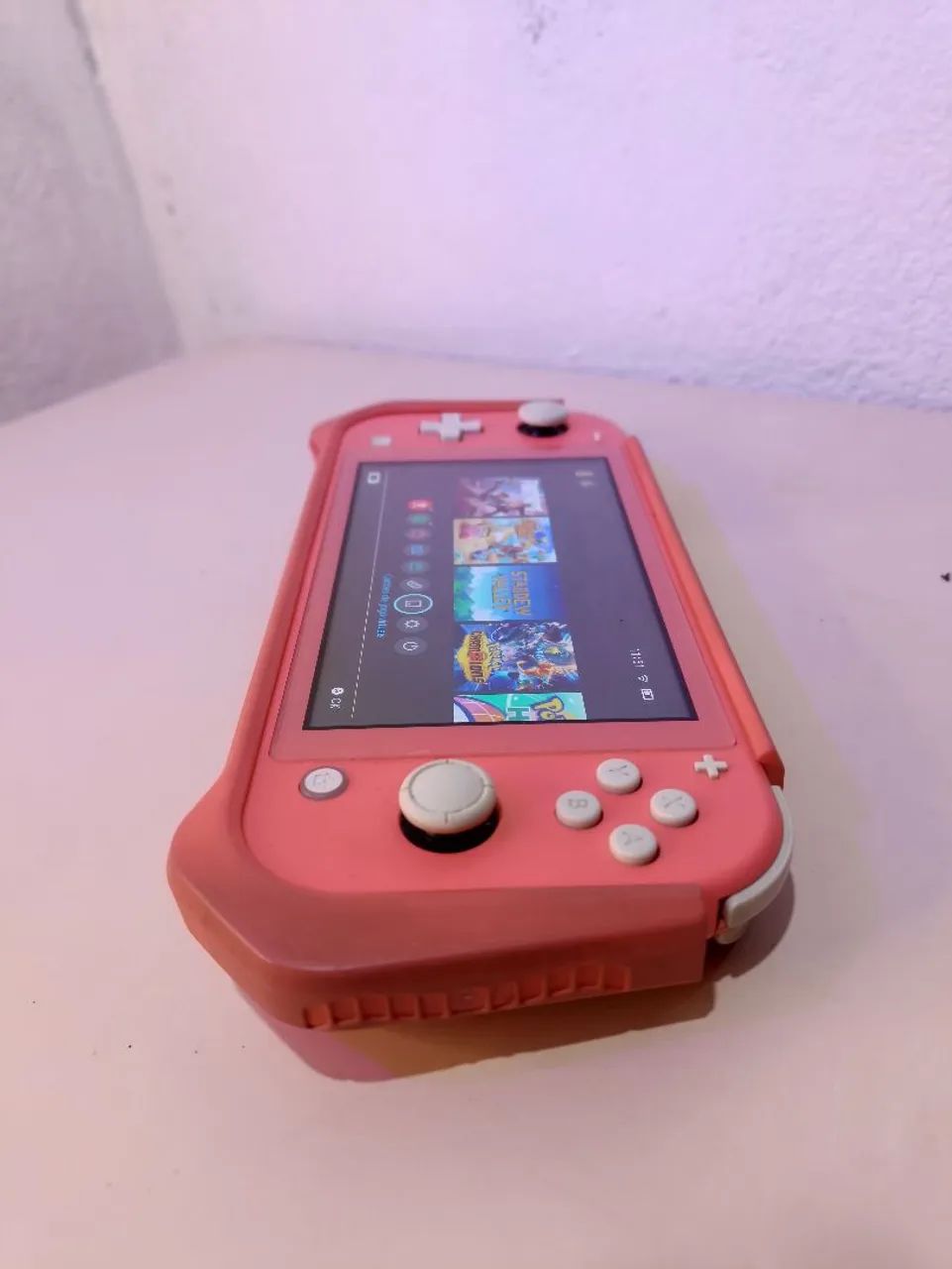 Switch lite Rosa com Grip e Garantia - Foto 2