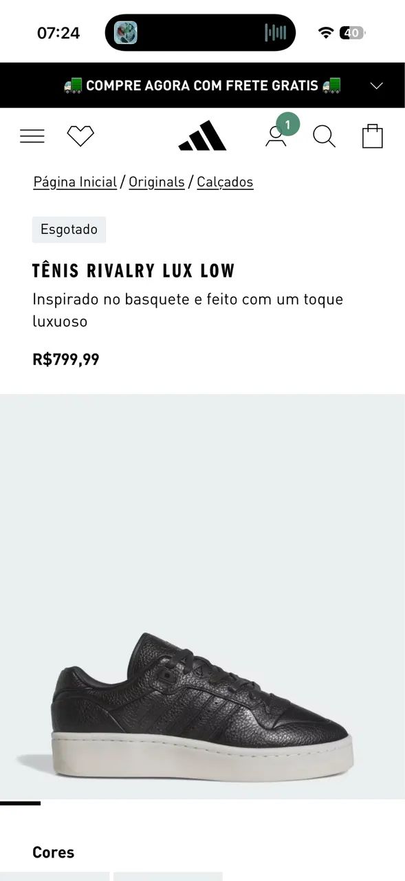 ADIDAS RIVALRY LUX LOW - Foto 2