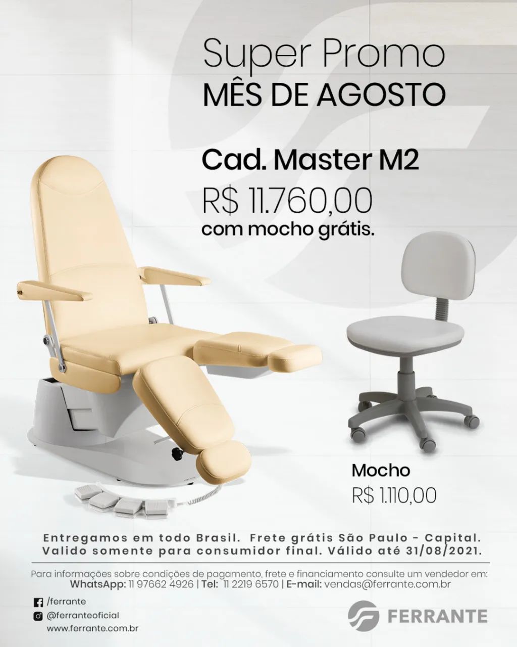 Cadeira de podologia  - Foto 3