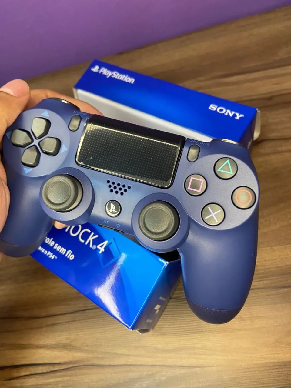 CONTROLE PS4 SONY ROXO - Foto 3
