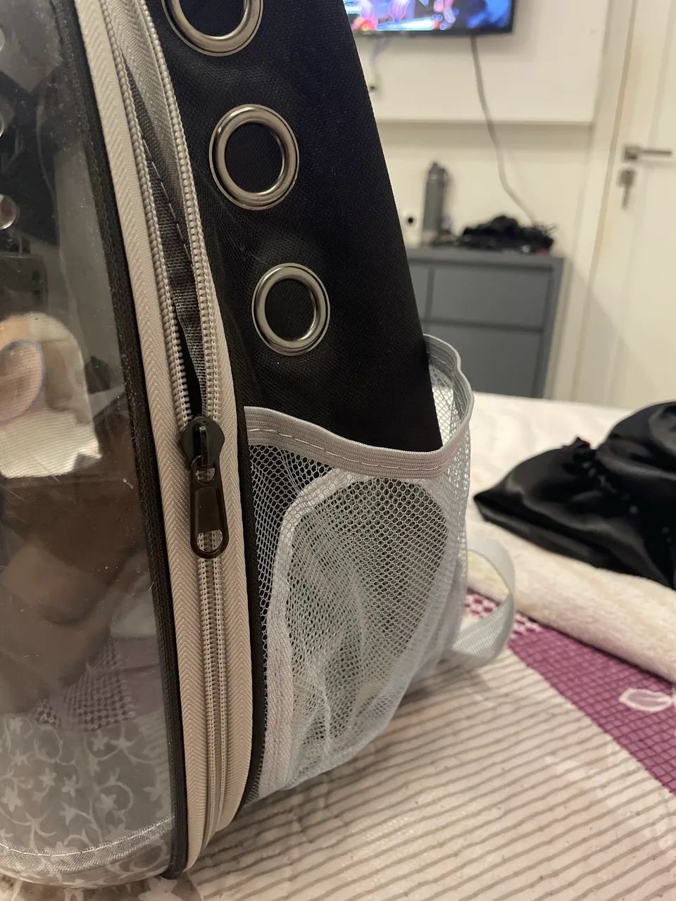 Mochila transporte de animais - Foto 4