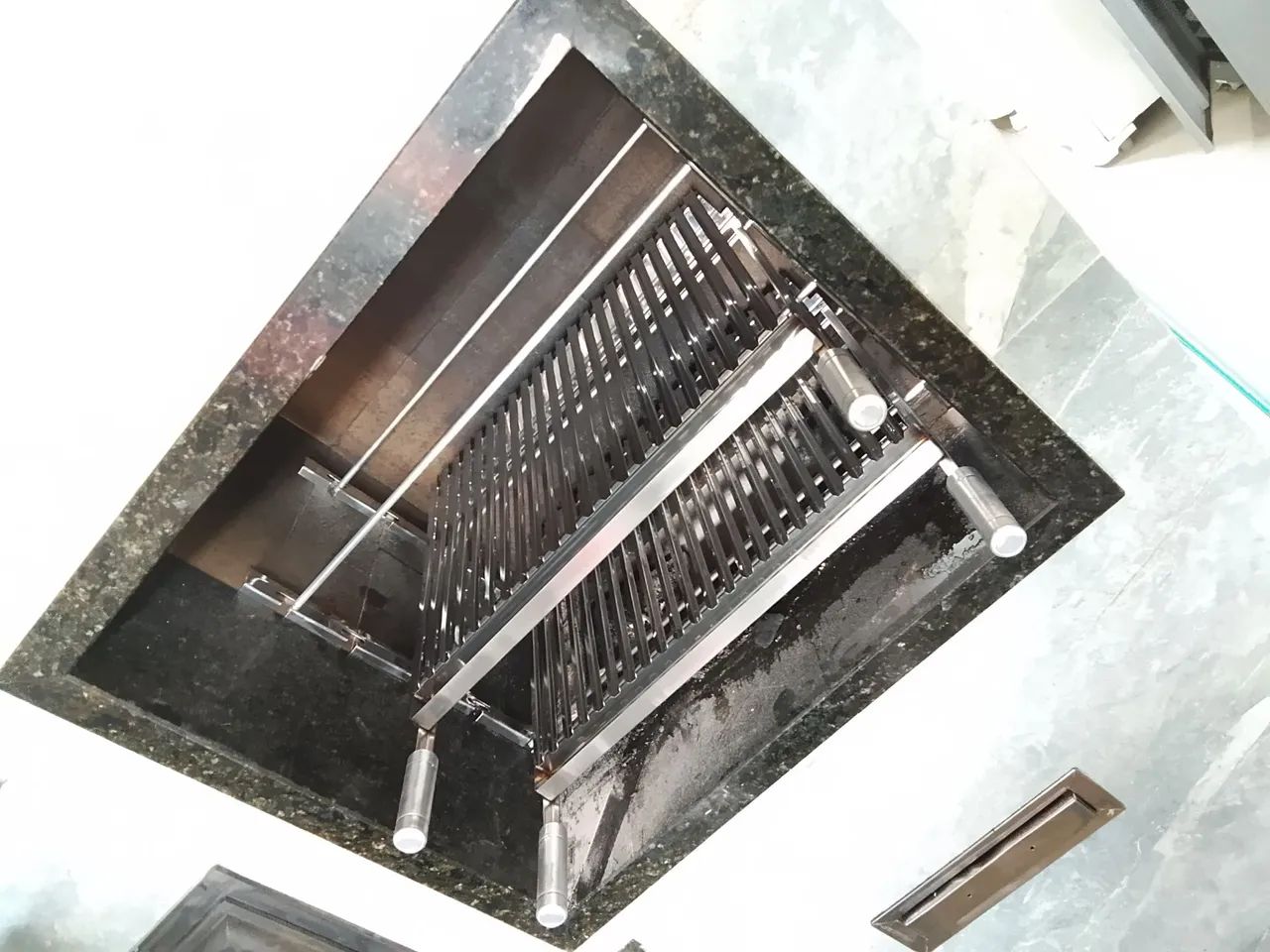 Grelha de inox e suporte de grelha  - Foto 3