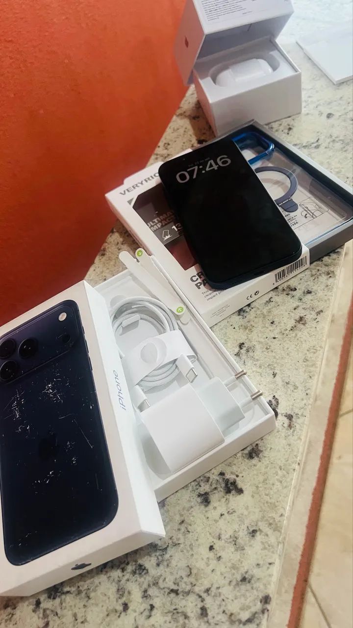 iPhone 17 Pro Max completo + acessórios 