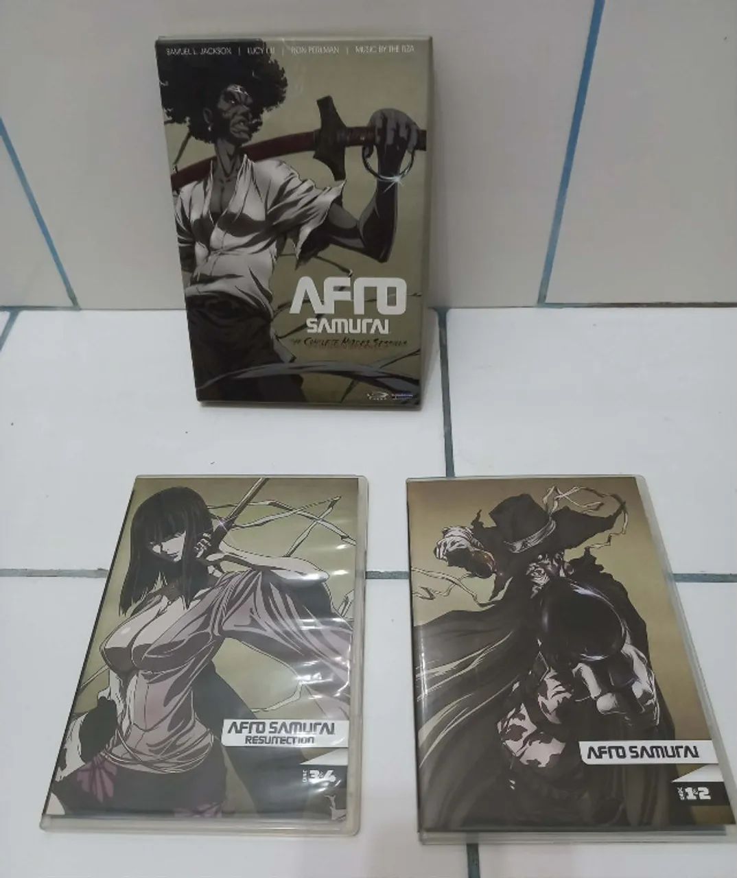 Box Afro Samurai 4 Discos - Capas e Estojos para Coleção - Foto 4