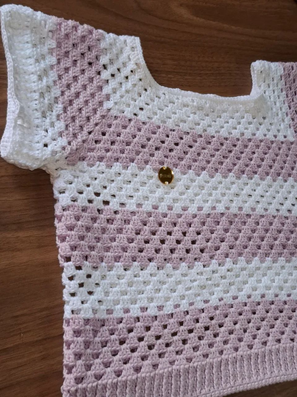 Blusa Liz feita 100% a mão  - Foto 4