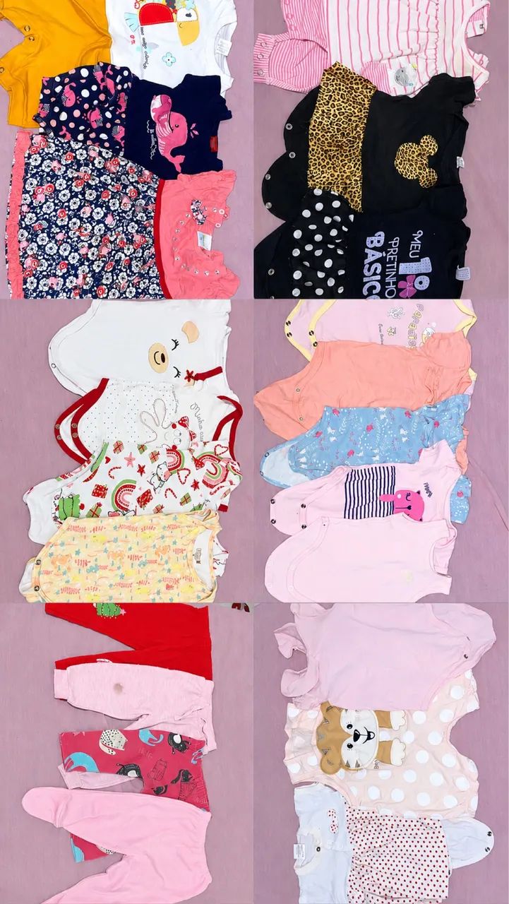 Lote de roupa infantil menina - Foto 4