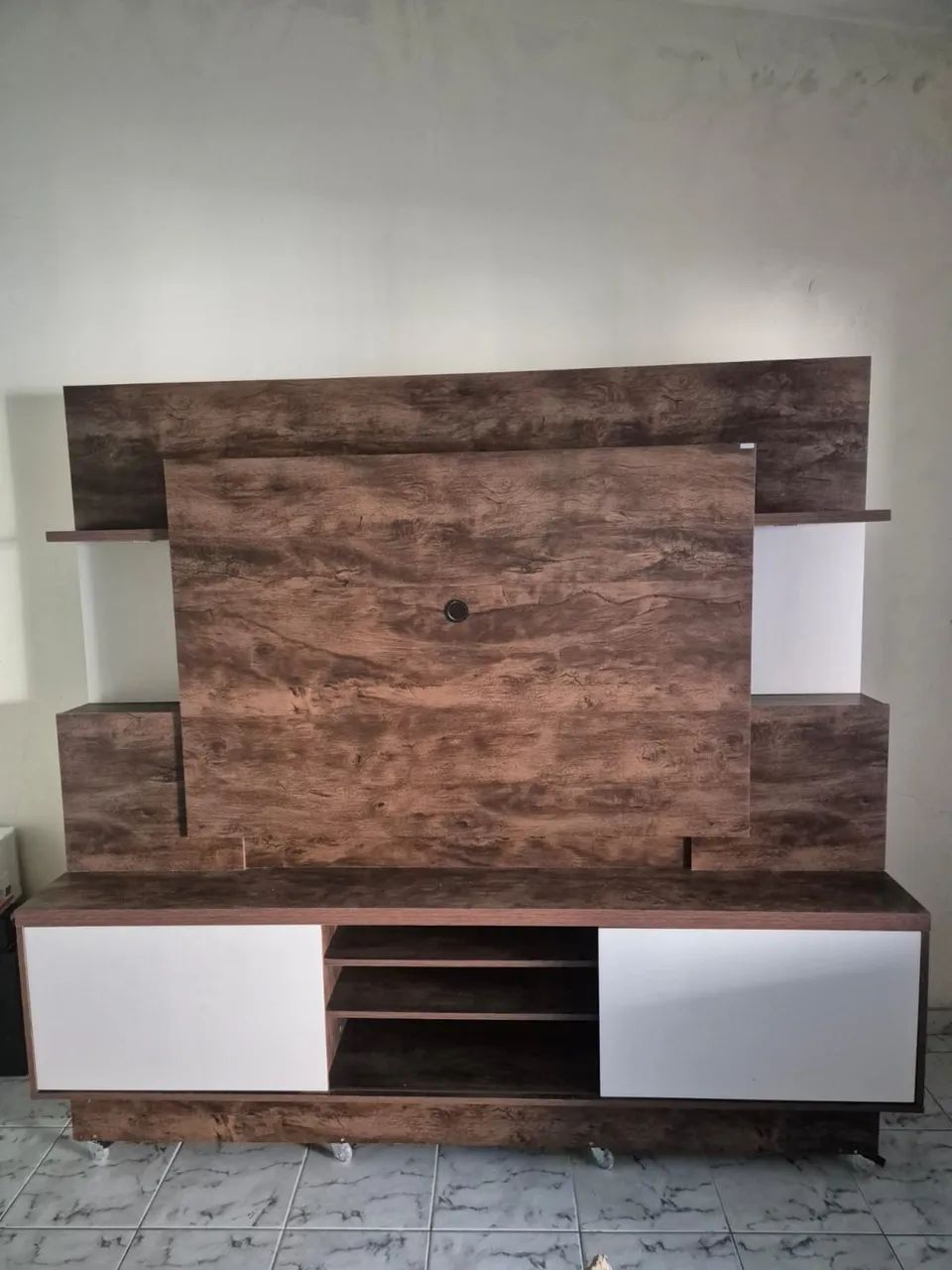 Estante/Rack para TV em MDF com Painel 