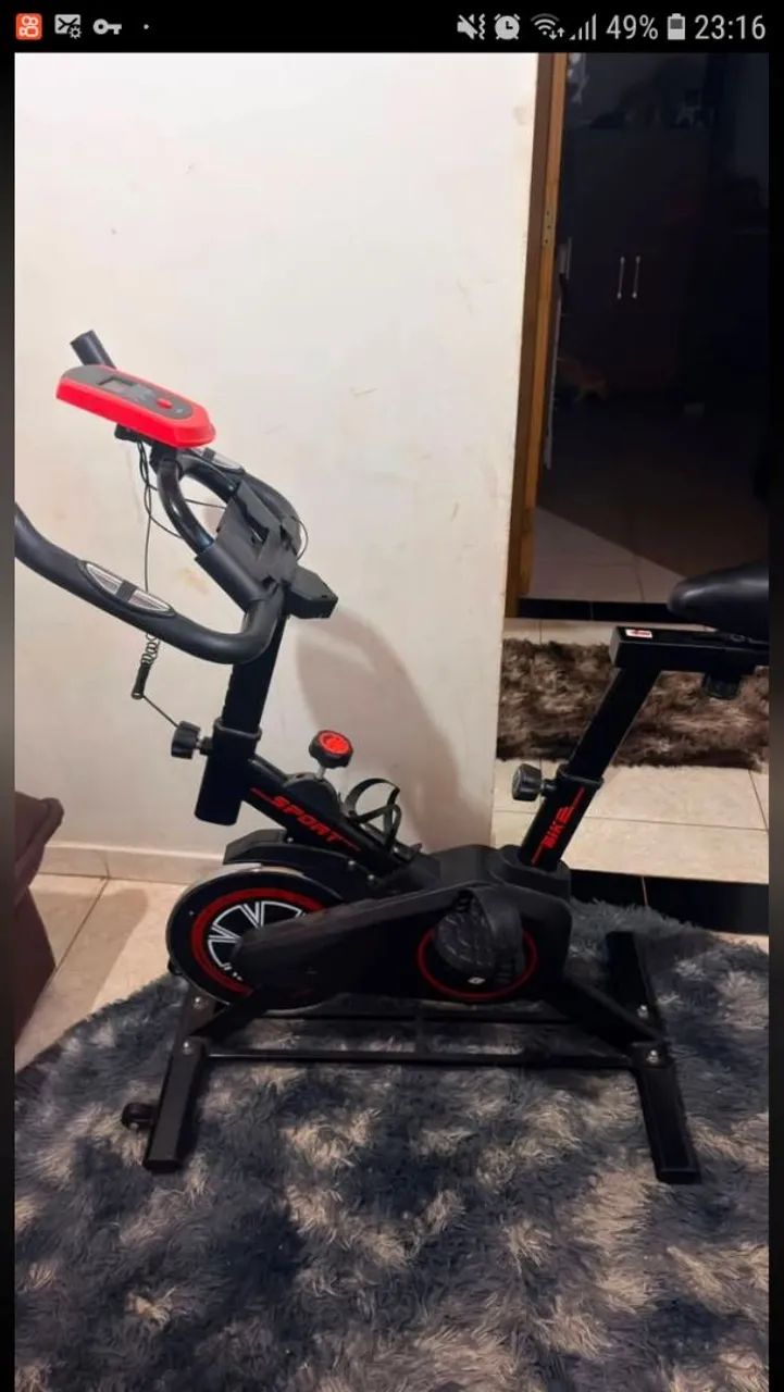 Vendo bicicleta ergométrica de ginástica nova usada poucas vezes 