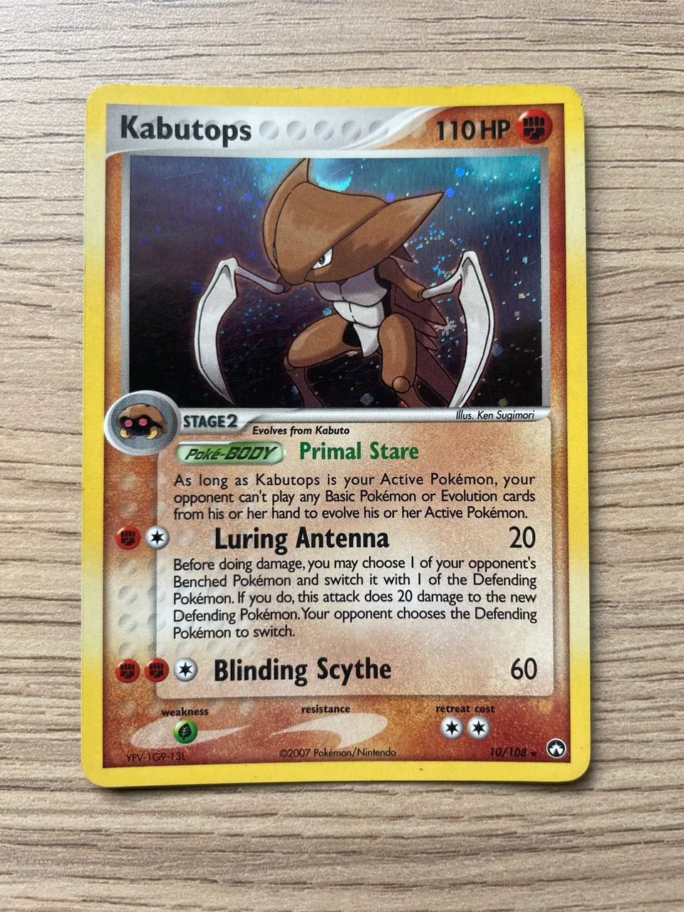 Carta pokemon - Kabutops
