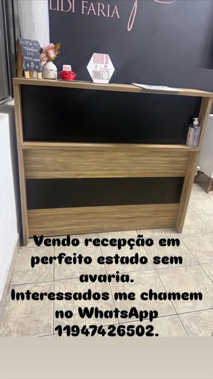 Recepção de madeira 