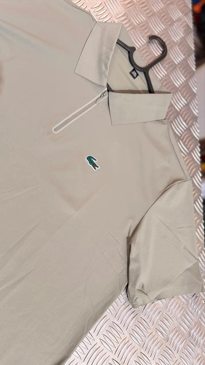 Polo tecnológica poliamida com elastano  malha fria  - Foto 5