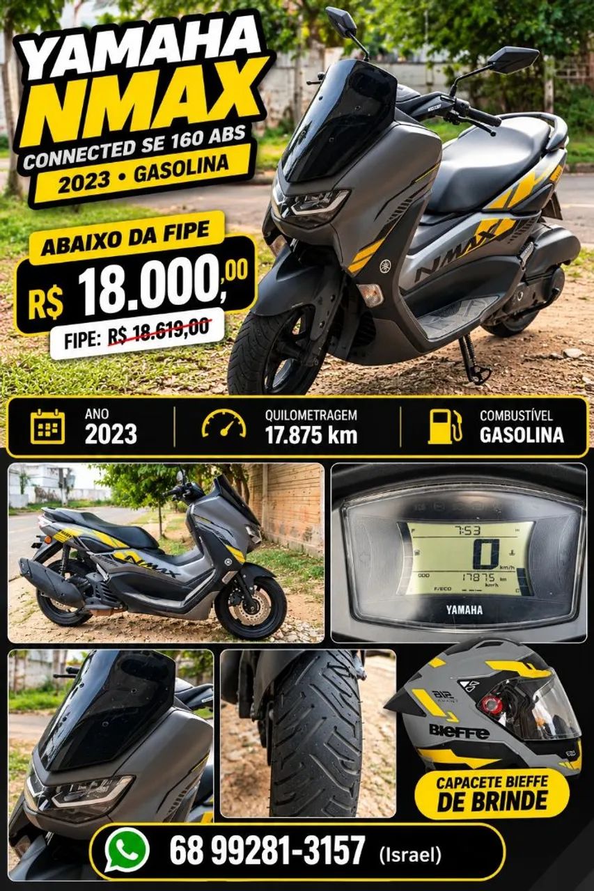Nmax 2023 abaixo da fipe