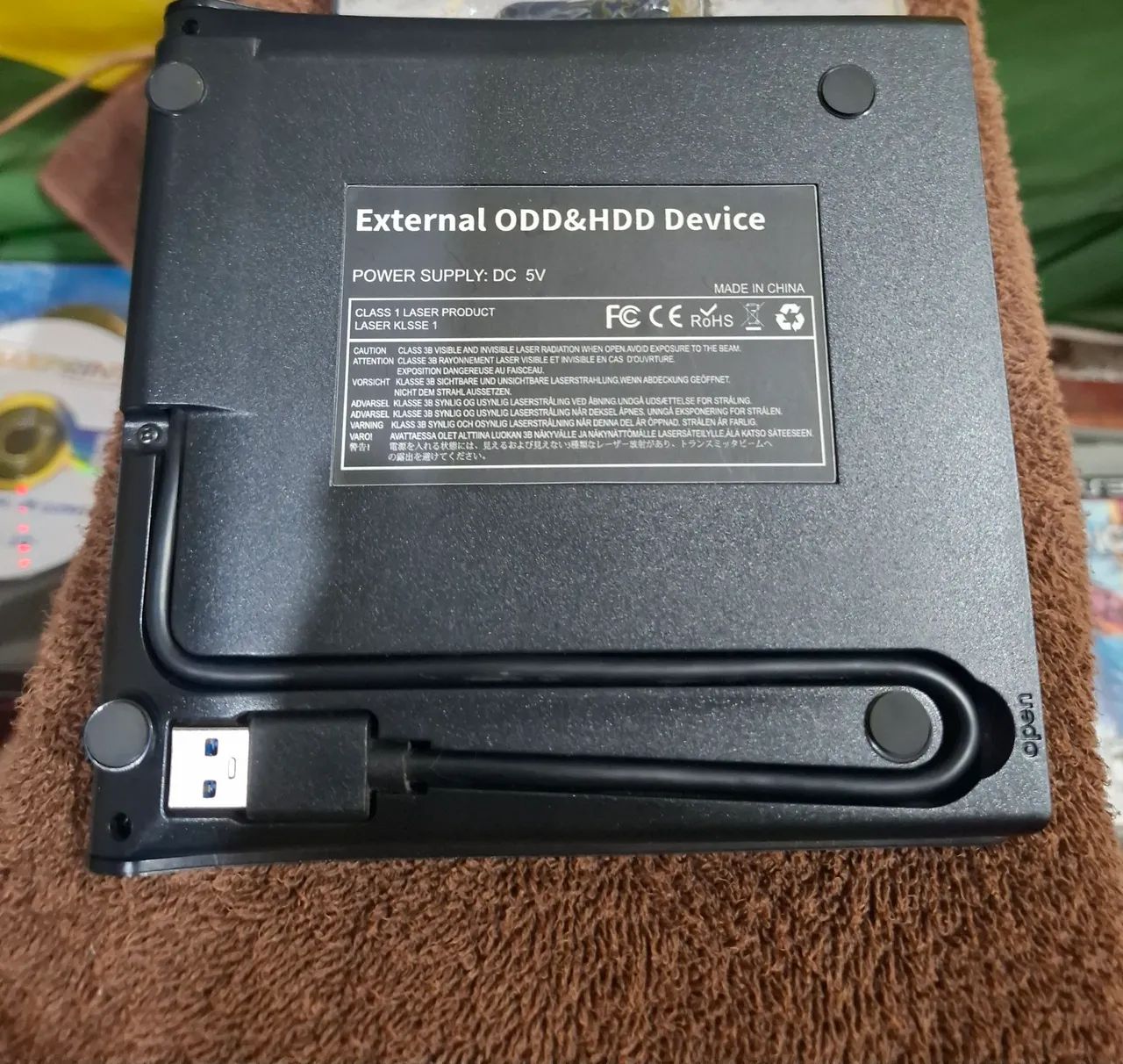 Vendo leitor tocador de DVD e CD externo ,(De brinde um mini teclado) - Foto 3