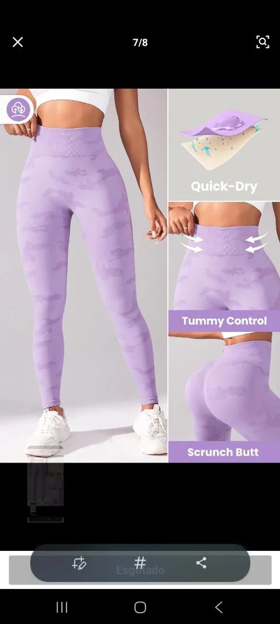 Calça Fitnes Shein várias cores  - Foto 4