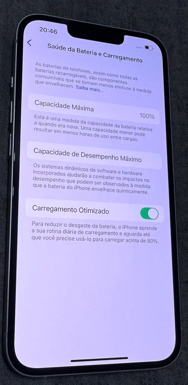 IPHONE 13 128gb BRANCO BATERIA 100% ORIGINAL - Foto 3