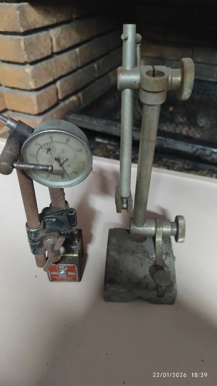 Relógio comparador e base magnética  - Foto 3
