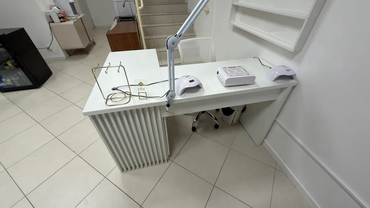 Mesa em L (aceito propostas) - Foto 4