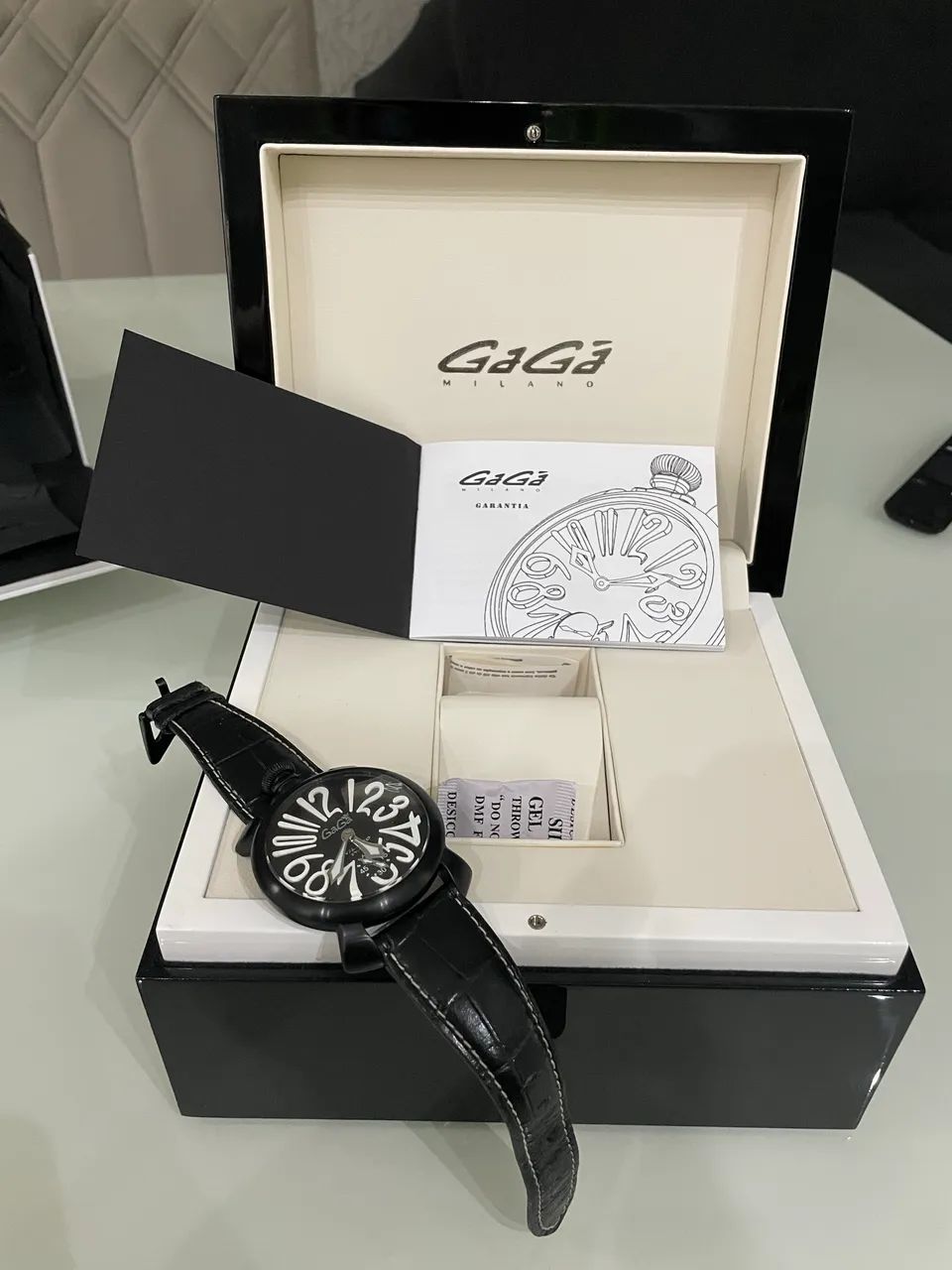 Relógio Gaga Milano Suíço Preto original