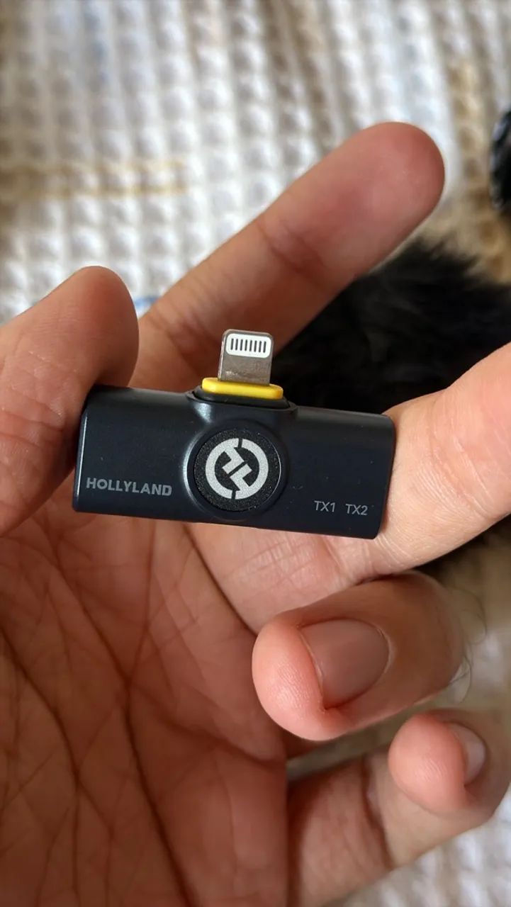 Microfone Hollyland lark M2 - ENTRADA LIGHTNING - Foto 5