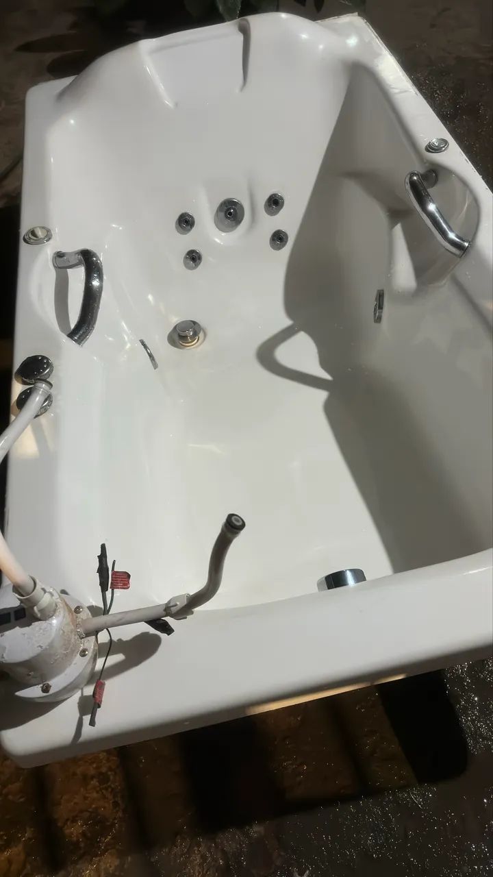 Banheira Hidromassagem Completa com Bomba e Aquecedor!!! Passo cartão  - Foto 2