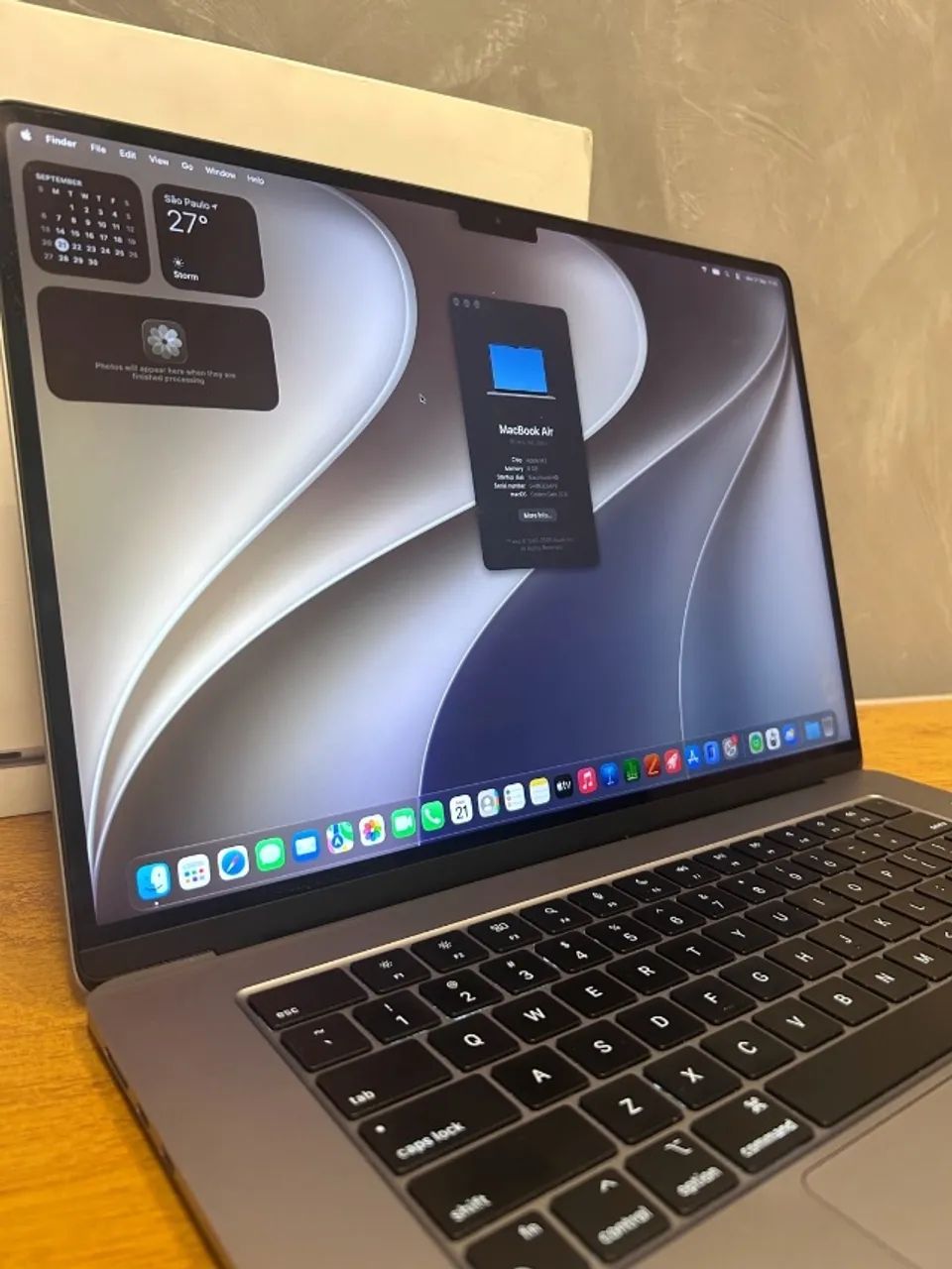Macbook Air M2 15 polegadas 08gb / 256ssd super novo - Foto 2