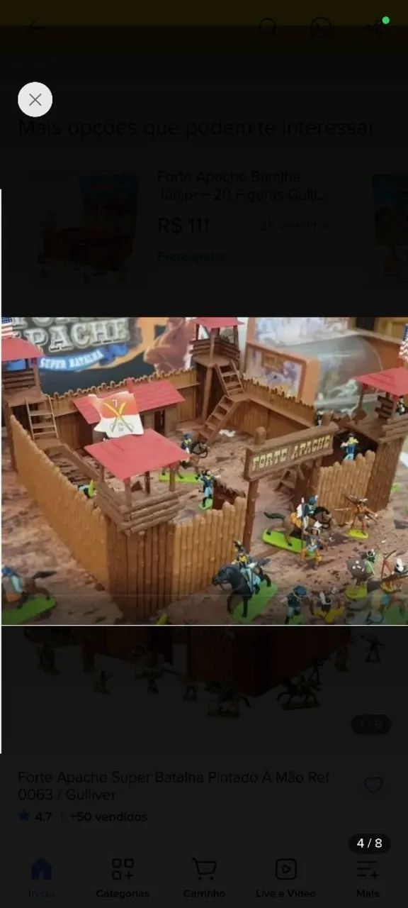 Forte Apache preço de desapego 2 caixas completas - Foto 3
