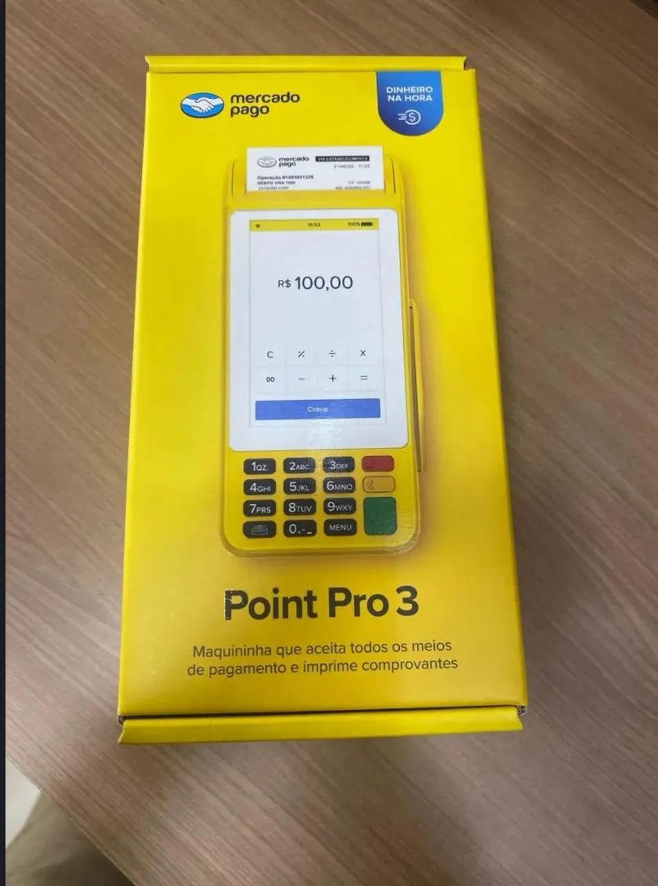 Máquina de cartão Point Pro 3 4G Lacrada  - Foto 4