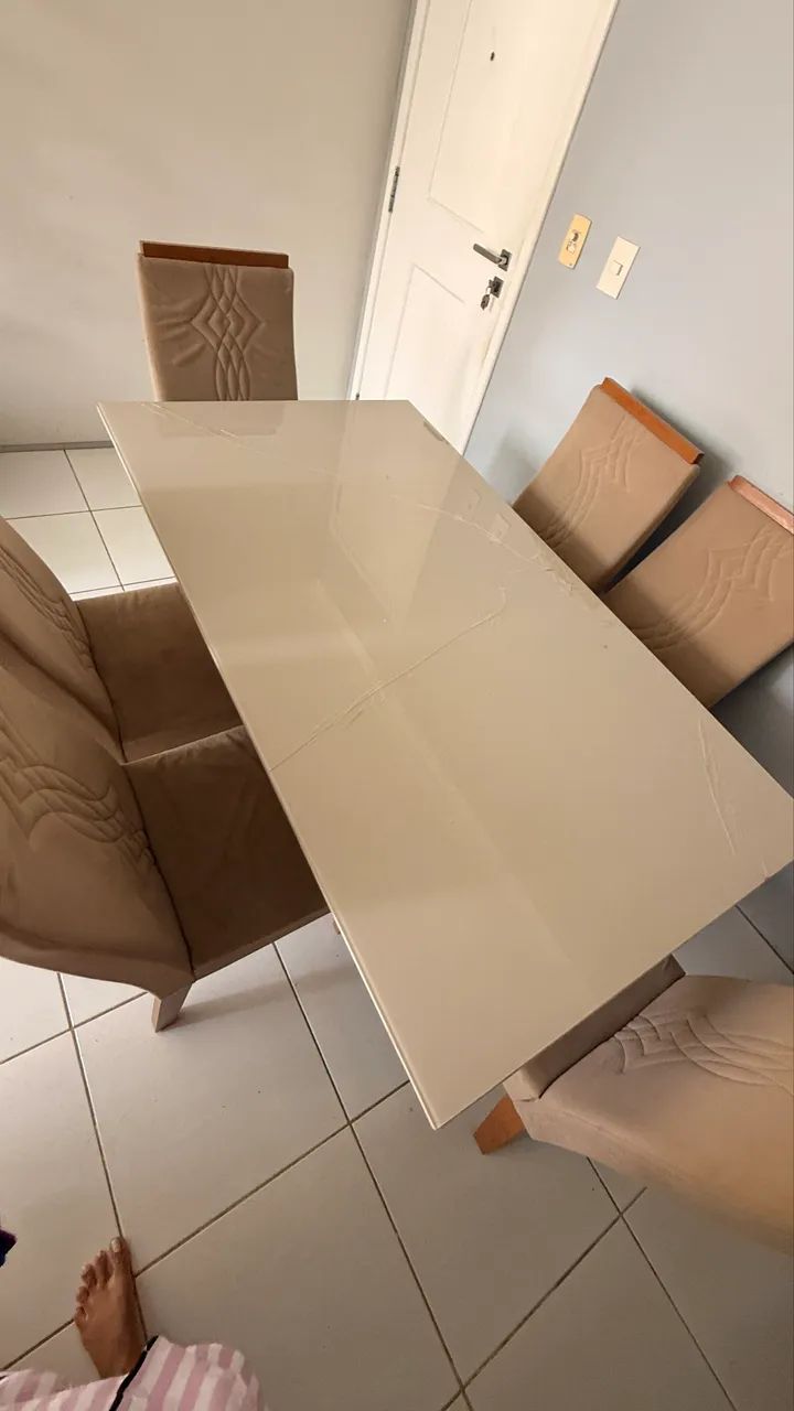 Mesa 6 lugares com cadeiras  - Foto 3