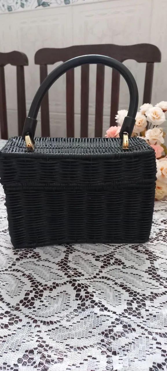 Bolsa de mão petite Jolie original preta - Foto 2