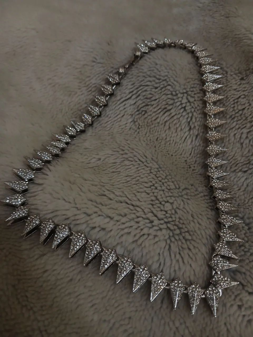 Colar com spikes e strass - Foto 3