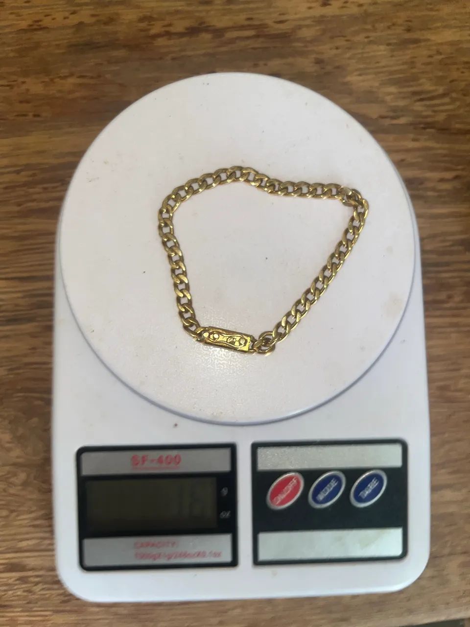 Pulseira Ouro 24k Maciço 16g Grumet