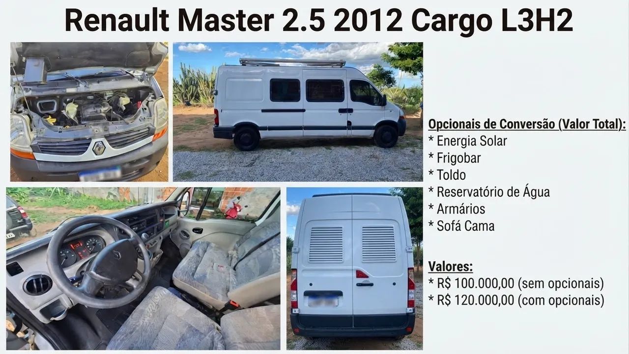 Renault Master MASTER 2.5 DCI FURG. MEDIO/LONGOTA DIES. 2013