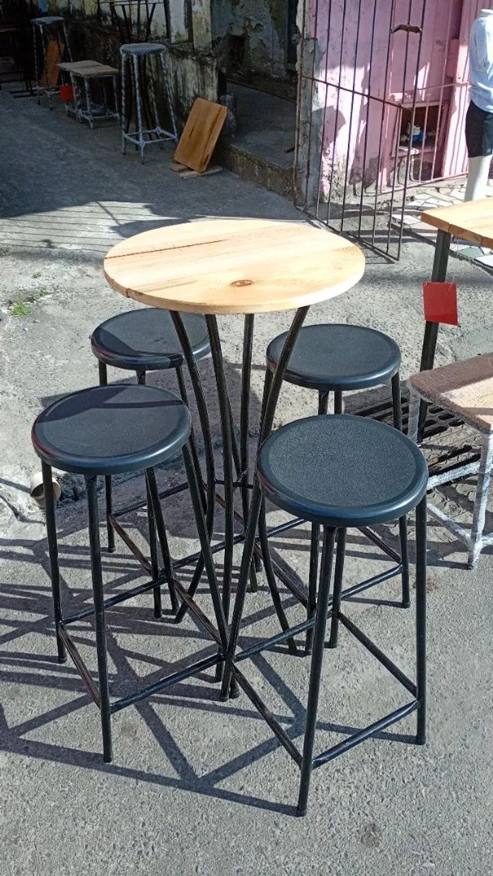 Conjunto mesa bistrô com 4 bancos  - Foto 3