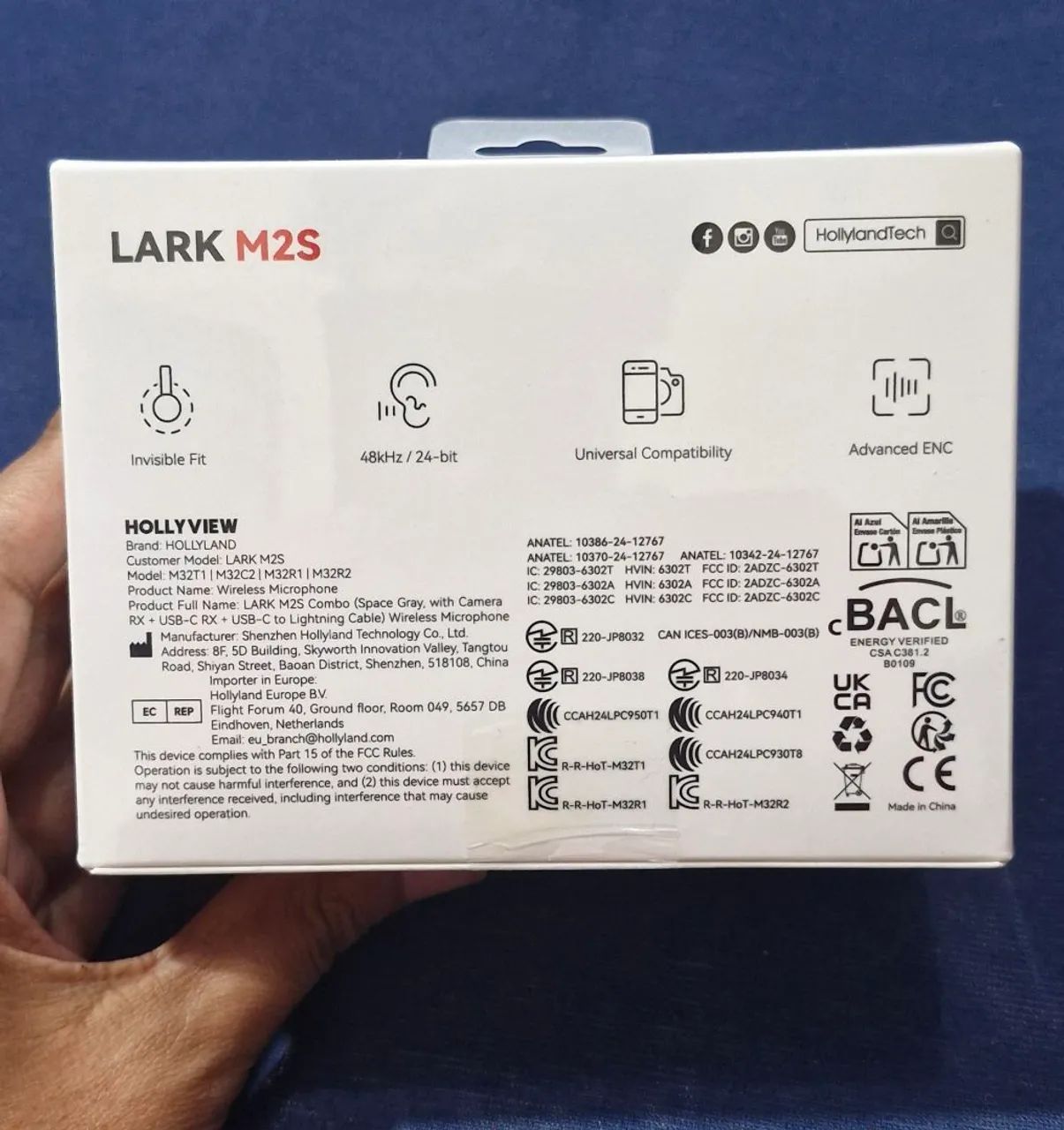 Vendo Hollyland Lark M2S, NOVO e LACRADO, nunca usado. - Foto 2